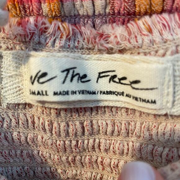 Free People Sienna Plaid Pullover Blouse Small - Picture 5 of 11